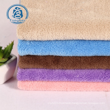 Knit Blanket Long Pile Sherpa 100% Polyester Coral Fleece Fabric